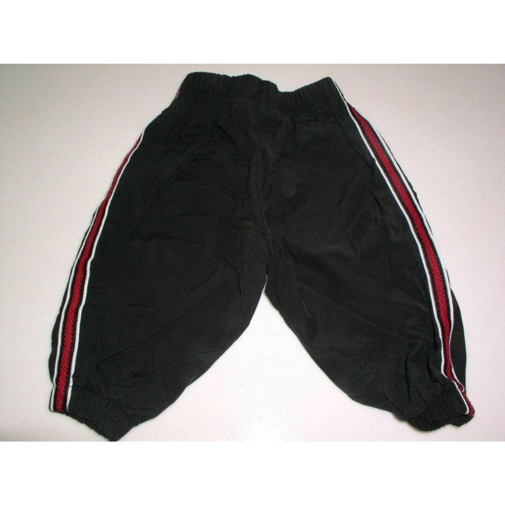 Miniwear Baby 2 Piece Set Black/Red Mega 2 Sport Logo Hooded Cold Weather Outfit - Picture 5 of 12